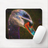 Regal Swan Abstracte Natuur art. Muismat (Met muis)