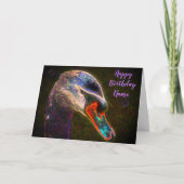 Regal Swan Fantasy Art Birthday Kaart (Voorkant)