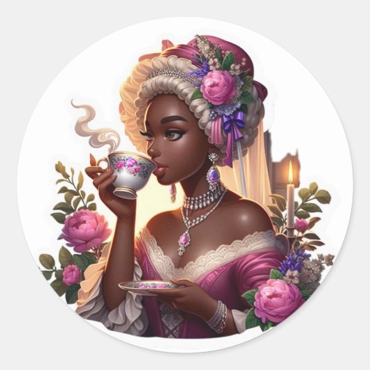Regal Tea Garden Sticker (Voorkant)