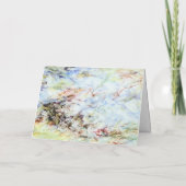 Regal Tiger Colorful Swirls Retirement Kaart (Achterkant)