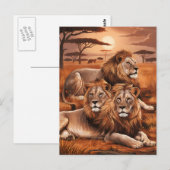Regal Trio Rust in de Natuur Briefkaart (Voorkant / Achterkant)