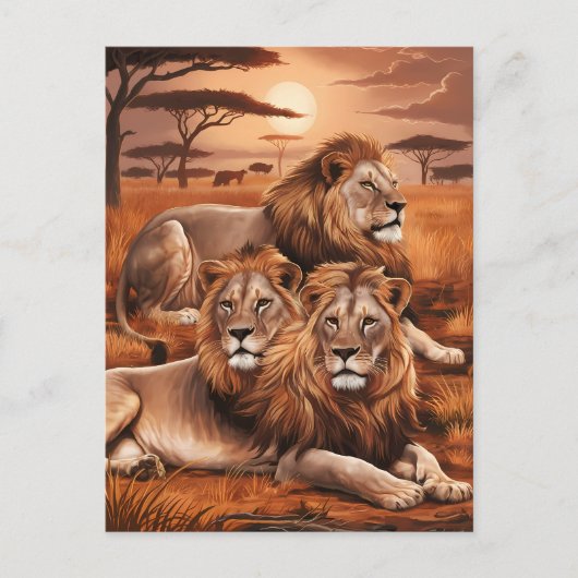 Regal Trio Rust in de Natuur Briefkaart (Voorkant)