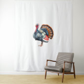 Regal Turkey Display Art Classic T-shirt Wandkleed (In situ)