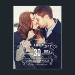 Regal Union Save the Date Briefkaart<br><div class="desc">Moderne en stijlvolle sla de datumkaarten op van Berry Berry Sweet Design. Bezoek onze design showroom op WWW.BERRYBERRYSWEET.COM</div>