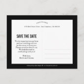 Regal Union Save the Date Briefkaart (Achterkant)