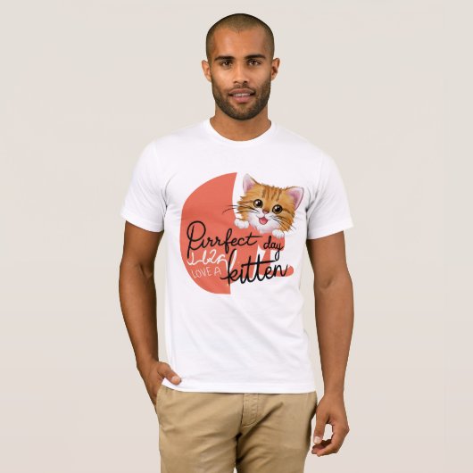 Regal Whiskers National Cat Day T-shirt (Voorkant volledig)