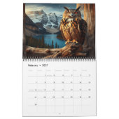 Regal Wings: A Eurasian Eagle Owl Year 20XX Kalender (Feb 2027)