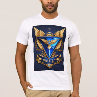 "Regal Wings Diamond: Een Sapphire & Gold Affair d T-shirt
