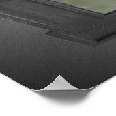 Regal zwaan uit Lijst Natuur Poster (Hoek)