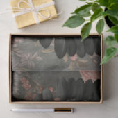 Regal Zwart  Bloemen Beer Decoupage Tissuepapier (Geschenk)