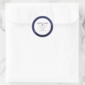 ReGalaxy Space return address Ronde Sticker (Tas)