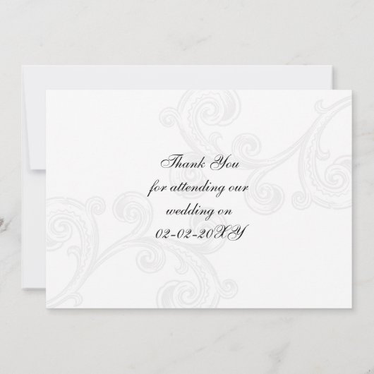 regale bloei paars dank u kaart (Achterkant)