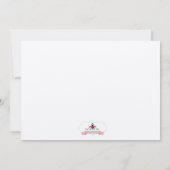 Regale kennisgeving of uitnodiging (Achterkant)