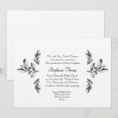 Regale kennisgeving of uitnodiging (Voorkant / Achterkant)