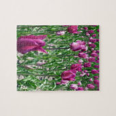 Regale Paarse Tulpen Legpuzzel (Horizontaal)