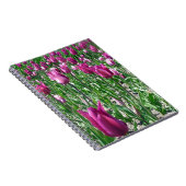 Regale Paarse Tulpen Notitieboek (Rechterzijde)