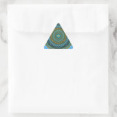 Regalia Aqua Blues Kaleidoscope No. 5 Sticker (Tas)