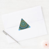 Regalia Aqua Blues Kaleidoscope No. 5 Sticker (Envelop)