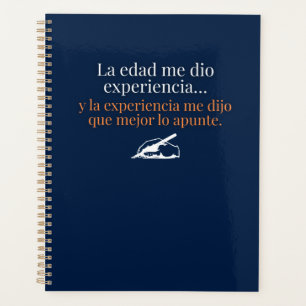 Regalo divertido en azul para gente burgemeester planner