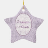 Regalo elegante para abuela. keramisch ornament (Voorkant)