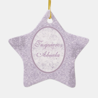 Regalo elegante para abuela. keramisch ornament