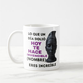 REGALO PERSONALIZADO(NOMBRE)ERES INVENCIBLE KOFFIEMOK