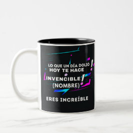 REGALO PERSONALIZADO(NOMBRE)ERES INVENCIBLE TWEEKLEURIGE KOFFIEMOK