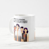 REGALO PERSONALIZADO(NOMBRE)LIDERAZGO INSPIRA KOFFIEMOK (Voorkant links)