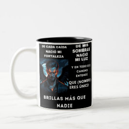 REGALO PERSONALIZADO (NOMBRE)TU BRILLAS TWEEKLEURIGE KOFFIEMOK