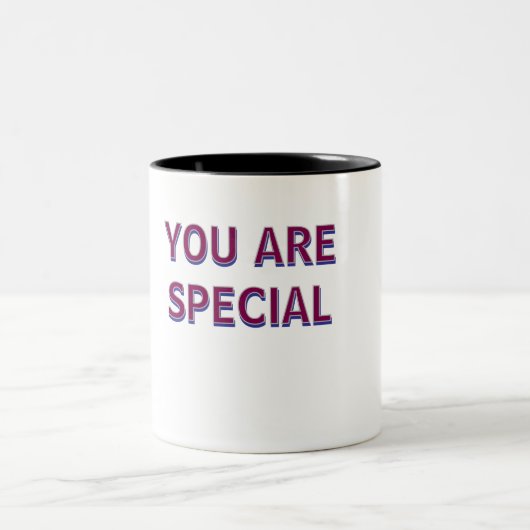 Regalo Personalizado Taza Eres Especial Tweekleurige Koffiemok (Center)