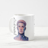REGALO QUE INSPIRA PERSONALIZADO PARA (NOMBRE) KOFFIEMOK (Voorkant links)