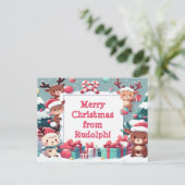 Regalos Navideños Briefkaart (Staand voorkant)