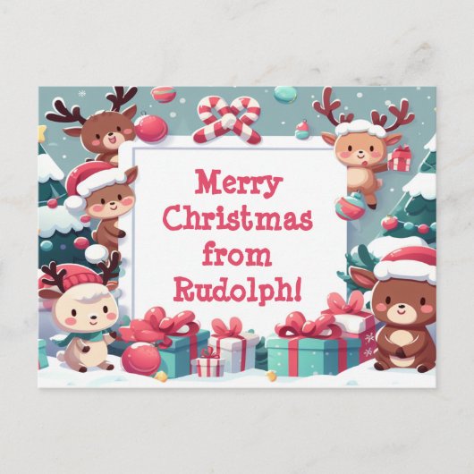 Regalos Navideños Briefkaart (Voorkant)