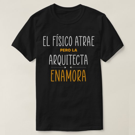 Regalos para Arquitectas Gifts Idea T-shirt (Design voorkant)