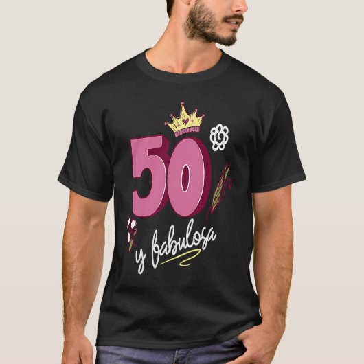 Regalos para mujeres de 50 anos Playera de cumple T-shirt (Voorkant)