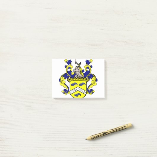 Regan Custom Coat of Arms (O'Regan, Reagan) Post-it® Notes (Op bureau)