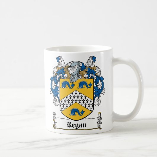 Regan Family Crest Koffiemok (Rechts)