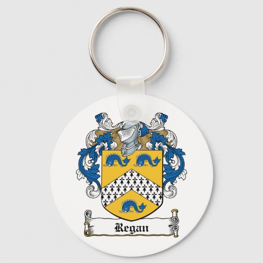 Regan Family Crest Sleutelhanger (Voorkant)
