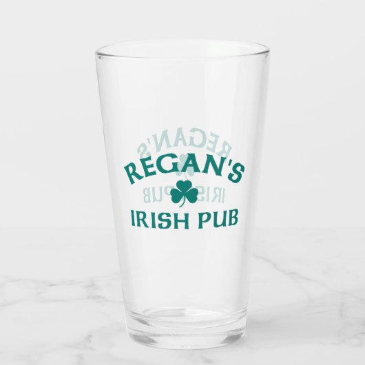 Regan's Irish Pub Glas (Achterkant)