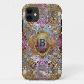 Regardez Cool kaléidoscoop Beschermend Monogram Case-Mate iPhone Case (Achterkant)