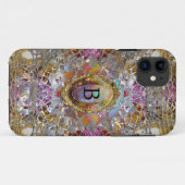 Regardez Cool kaléidoscoop Beschermend Monogram Case-Mate iPhone Case (Achterkant (horizontaal))