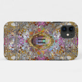 Regardez dans kaléidoscope Elegant Monogram Case-Mate iPhone Case (Achterkant (horizontaal))