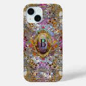 Regardez Rega Elegant Monogram Case-Mate iPhone Case (Achterkant)