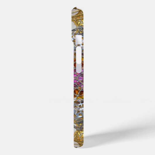 Regardez Rega Elegant Monogram Case-Mate iPhone Case (Achterkant / Links)