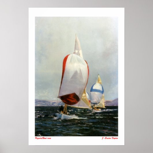 Regata/Boat race Poster (Voorkant)