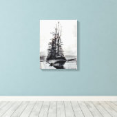 Regata Cutty Sark/Cutty Sark Tall Ships Race Canvas Afdruk (Insitu (Houten vloer))