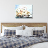 Regata Cutty Sark/Cutty Sark Tall Ships' Race Canvas Afdruk (Insitu (Slaapkamer))