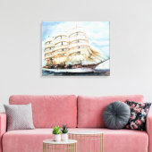 Regata Cutty Sark/Cutty Sark Tall Ships' Race Canvas Afdruk (Insitu (Woonkamer))