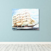Regata Cutty Sark/Cutty Sark Tall Ships' Race Canvas Afdruk (Insitu (Houten vloer))
