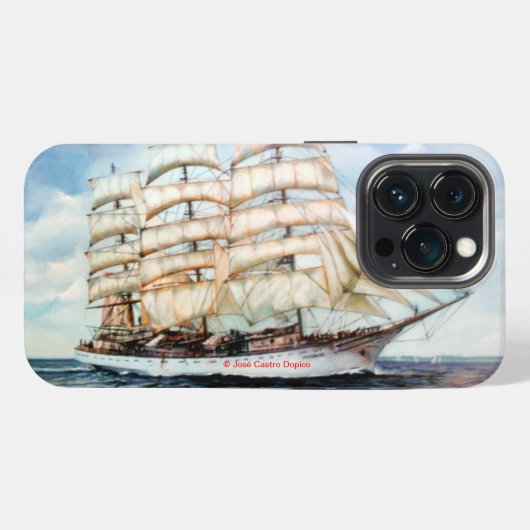 Regata Cutty Shark iPhone Hoesje (Achterkant horizontaal)